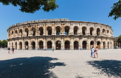Nîmes, Frankrijk. Romeins amfitheater.